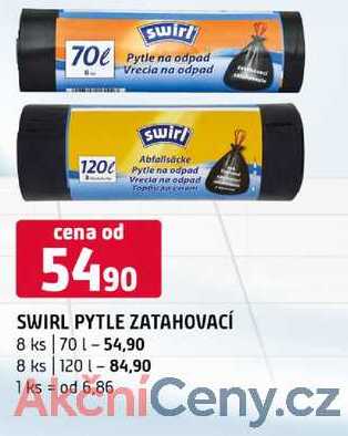 SWIRL PYTLE ZATAHOVACÍ 8 ks 70l 8 ks 120l