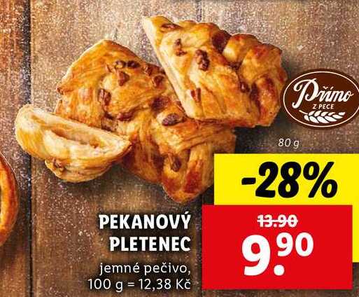 PEKANOVÝ PLETENEC, 80 g 