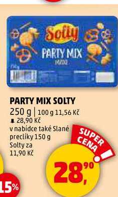 PARTY MIX SOLTY, 250 g 