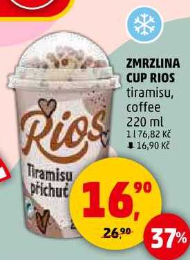 ZMRZLINA CUP RIOS tiramisu, coffee, 220 ml 