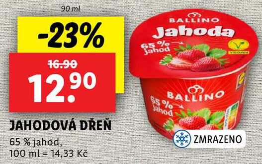 JAHODOVÁ DŘEŇ, 90 ml