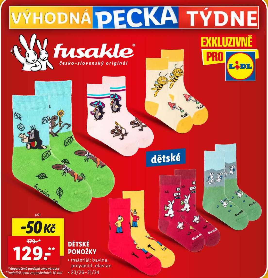 DĚTSKÉ PONOŽKY 