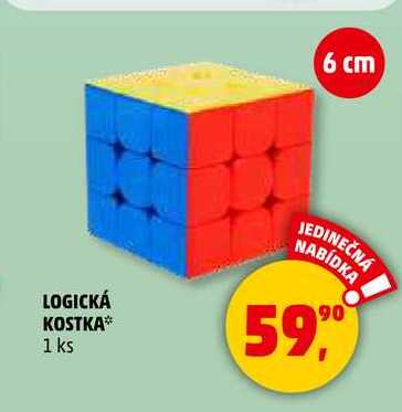 LOGICKÁ KOSTKA, 1 ks  