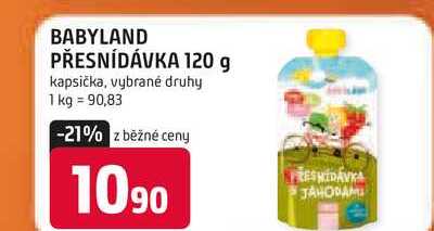 BABYLAND PŘESNÍDÁVKA 120 g 
