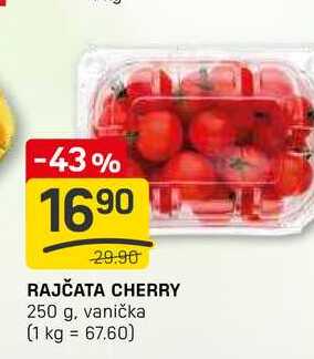 RAJČATA CHERRY 250 g, vanička