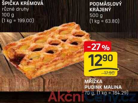 MŘÍŽKA PUDINK MALINA 70 g