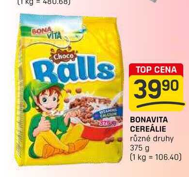 BONAVITA CEREÁLIE různé druhy 375 g  