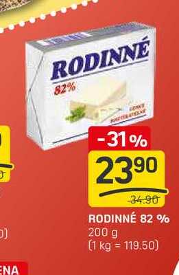 RODINNÉ 82% 200 g 