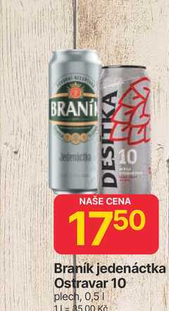 Braník jedenáctka 0,5L plech