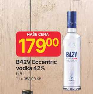 B42V Eccentric vodka 42% 0,5l