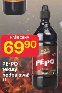 PE-PO tekutý podpalovač 1l
