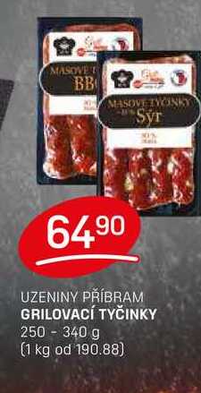 GRILOVACÍ TYČINKY 250-340 g