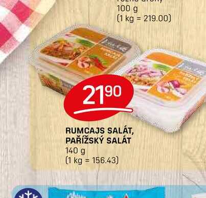 RUMCAJS SALÁT, PAŘÍŽSKÝ SALÁT 140 g
