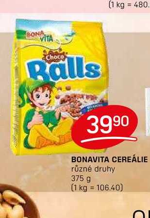 BONAVITA CEREÁLIE různé druhy 375 g
