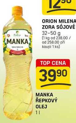 MANKA ŘEPKOVÝ OLEJ 11 