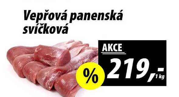 Vepřová panenská svíčková, 1 kg 