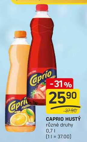 CAPRIO HUSTÝ různé druhy 0,7l