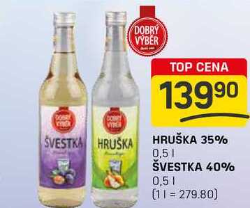 ŠVESTKA 40% 0,5l