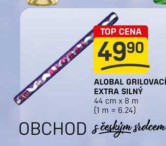 ALOBAL GRILOVACÍ EXTRA SILNÝ 44 cm x 8 m 