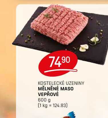 MĚLNĚNÉ MASO VEPŘOVÉ 600 g 