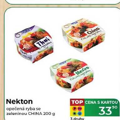 Nekton opečená ryba se zeleninou CHINA 200 g  