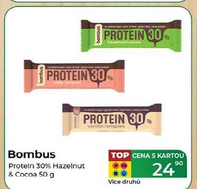 Bombus Protein 30% Hazelnut & Cocoa 50 g