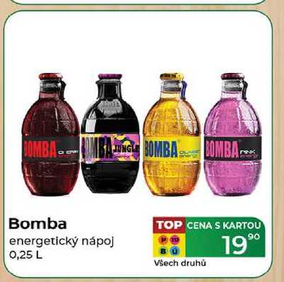 Bomba energetický nápoj 0,25 L 