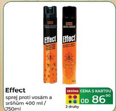 Effect sprej proti vosám a sršňům 400 ml/ 750ml 