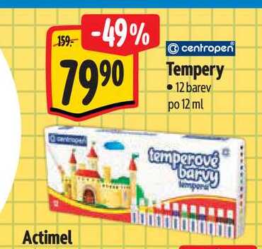   centropen Tempery 12 barev