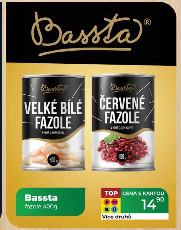 Bassta fazole 400 g