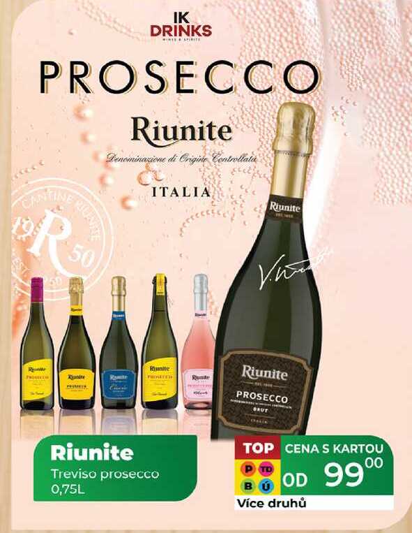 Riunite Treviso prosecco 0,75L 