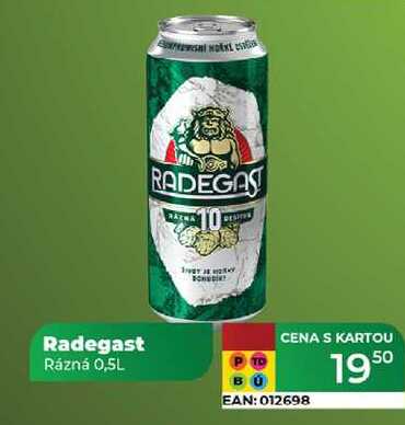 Radegast Rázná 0,5L  