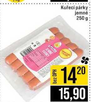 Kuřecí párky jemné 250 g 