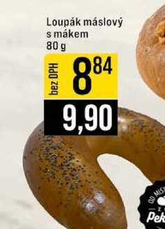 Loupák máslový s mákem 80 g 