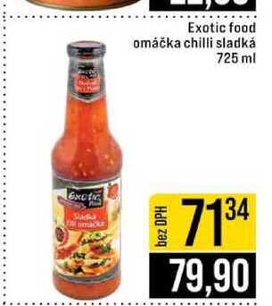 Exotic food omáčka chilli sladká 725 ml 