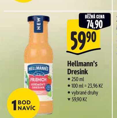   Hellmann's Dresink 250 ml  