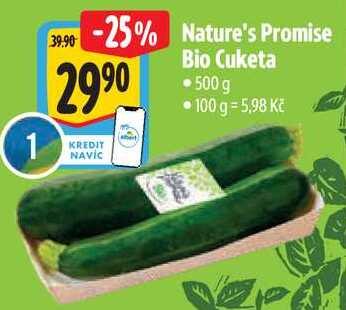 Nature's Promise Bio Cuketa, 500 g