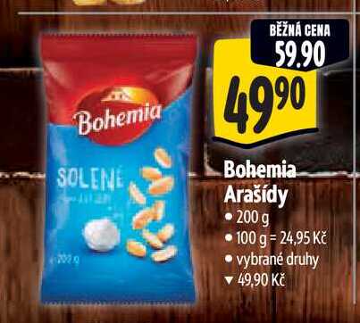  Bohemia Arašídy 200 g  