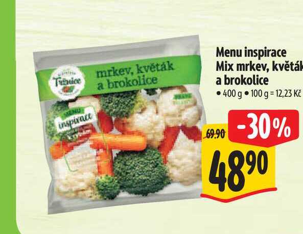   Menu inspirace Mix mrkev, květák a brokolice 400 g