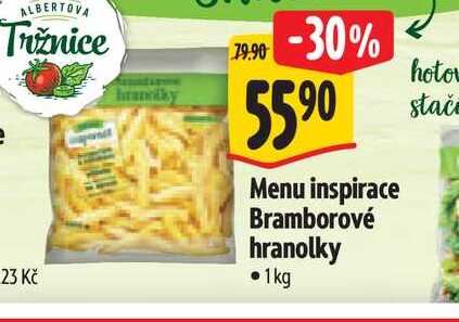   Menu inspirace Bramborové hranolky  1kg 