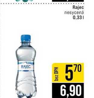 Rajec nesycenȧ 0,33l 