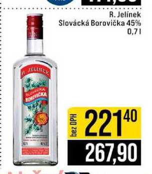 R. Jelínek Slovácká Borovička 45% 0,7l 