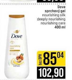 Dove sprchový gel nourishing silk deeply nourishing nourishing care 400 ml