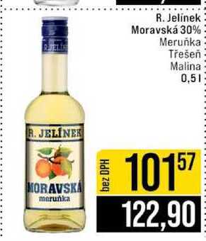 R. Jelinek Moravská 30% Meruňka Třešeň Malina 0,5l