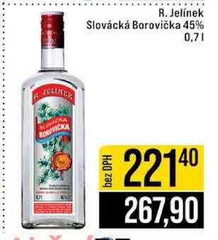 R. Jelínek Slovácká Borovička 45% 0,7l