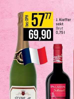 J. Kieffer sekt Brut 0,75l 
