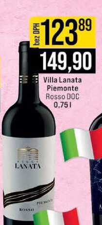 Villa Lanata Piemonte Rosso DOC 0,75l