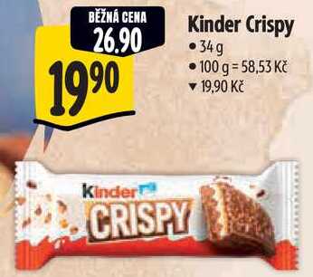 Kinder Crispy, 34 g