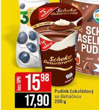 Pudink čokoládový se šlehačkou 200 g 
