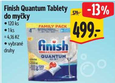 Finish Quantum Tablety do myčky, 120 ks 